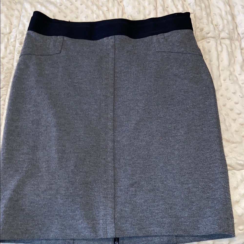 BCBGMaxAzria Gray Mini Pencil Skirt